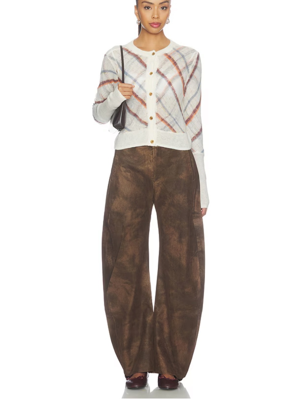 NWT (size small) Highland Mist Cardigan in Sugar Mist Combo
Free People